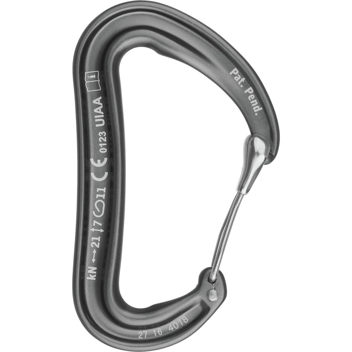 Image of CAMP USA Dyon Carabiner Dark Grey, One Size