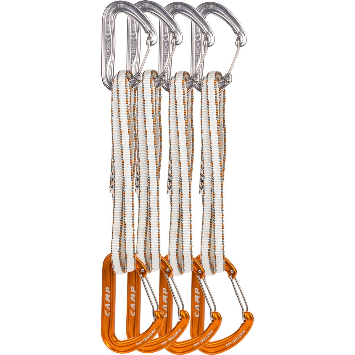 CAMP USA Mach Express Dyneema Alpine Quickdraw - 4 Pack One Color, 60cm