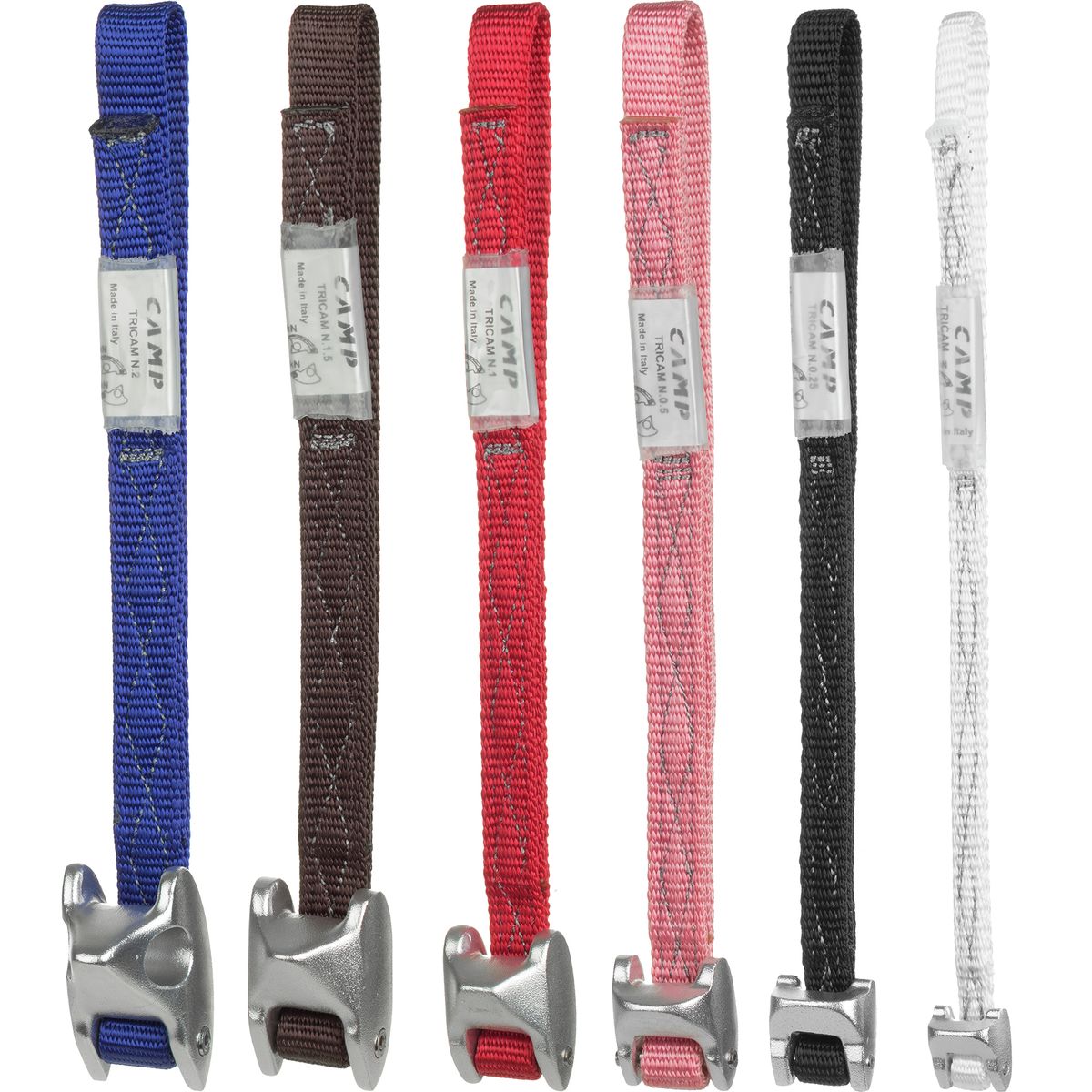 CAMP USA CAMP USA Six-Piece Nylon TriCam Set One Color, 0.125 - 2.0