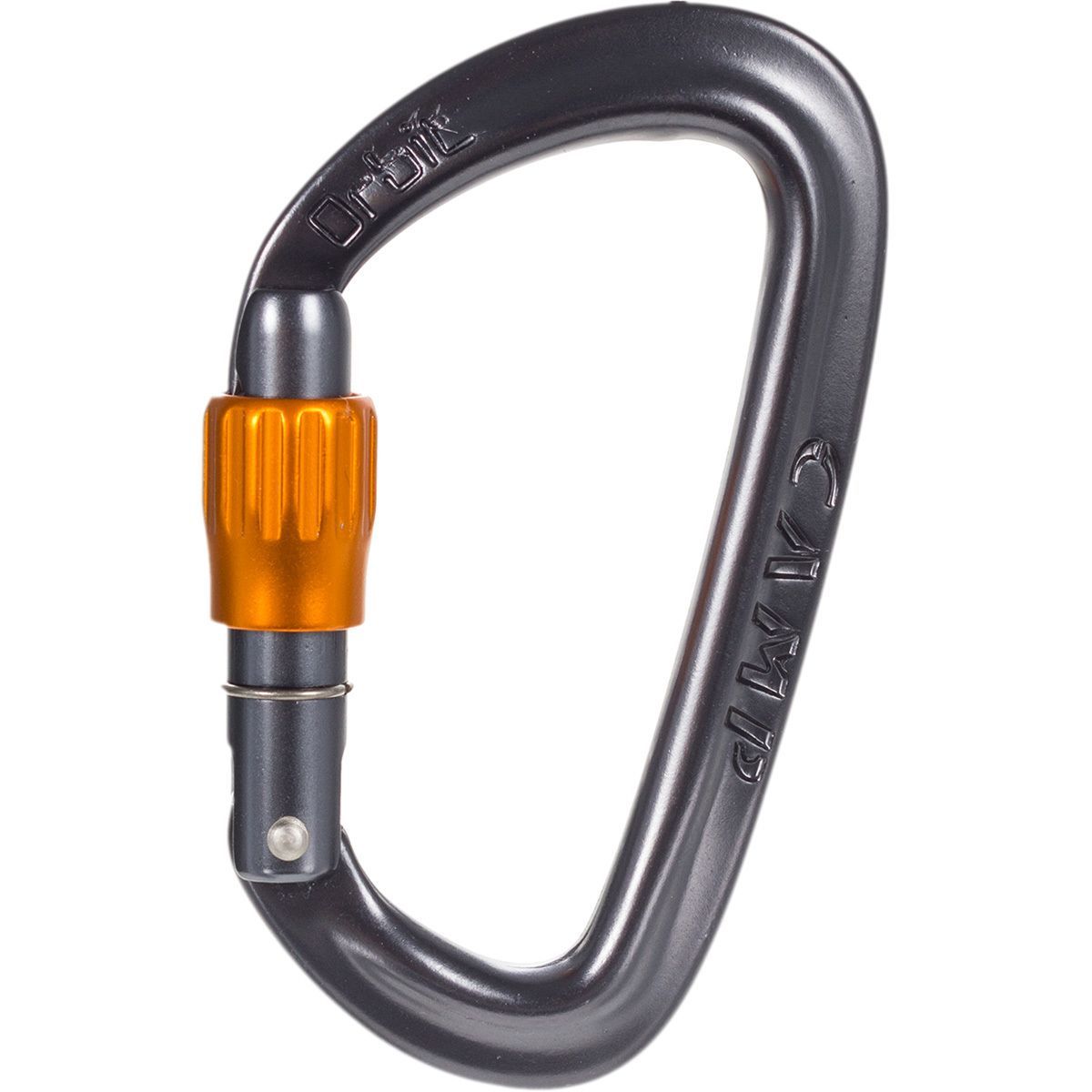 Image of CAMP USA Orbit Locking Carabiner Gun Metal, One Size