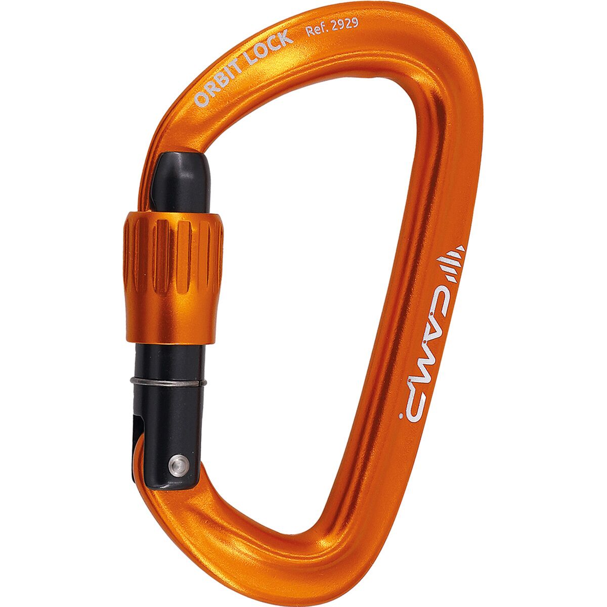 Image of CAMP USA Orbit Locking Carabiner Orange, One Size