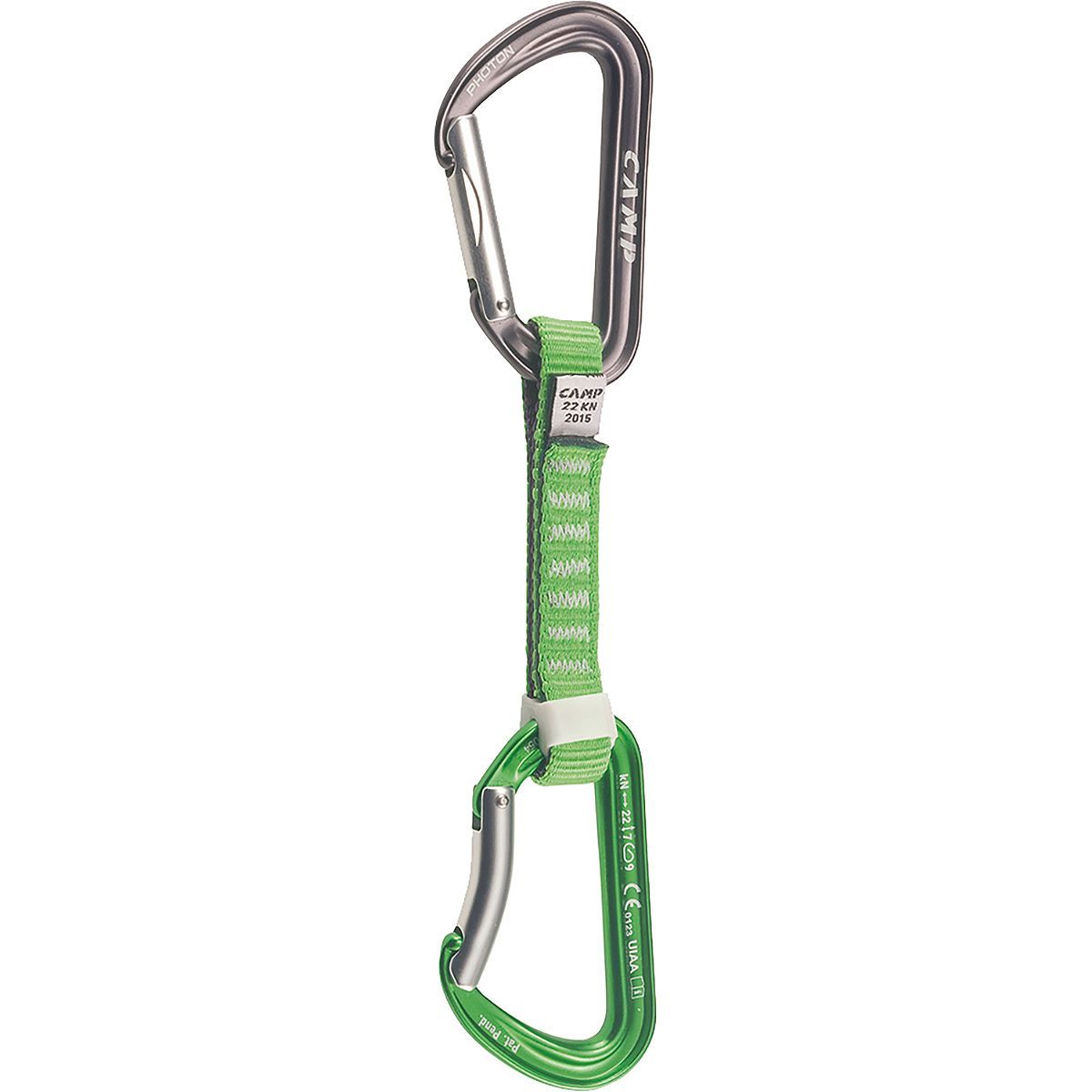 Image of CAMP USA Photon Express KS Quickdraw Gun Metal/Green, 18cm