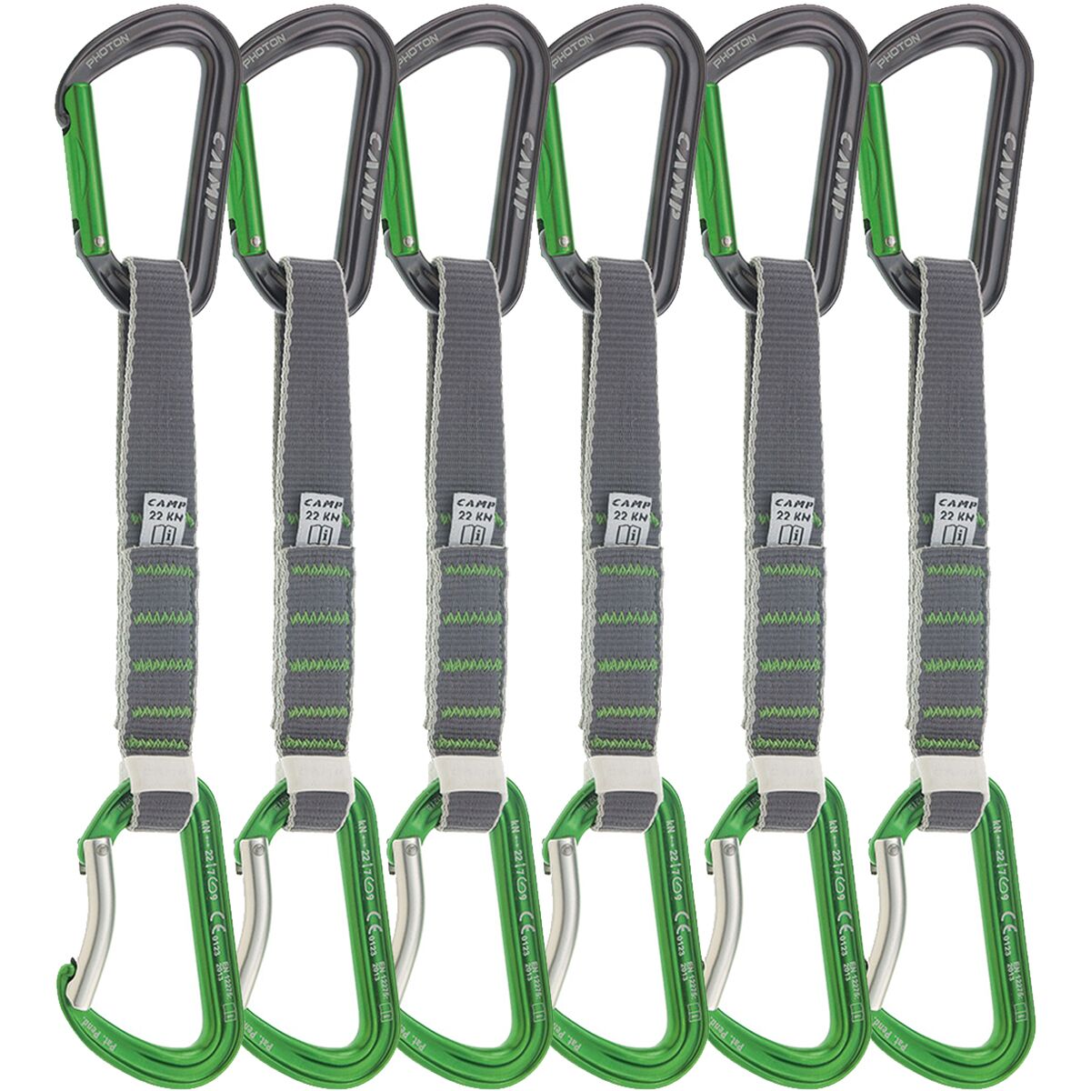 CAMP USA Photon Express KS Quickdraw - 6-Pack - Climb