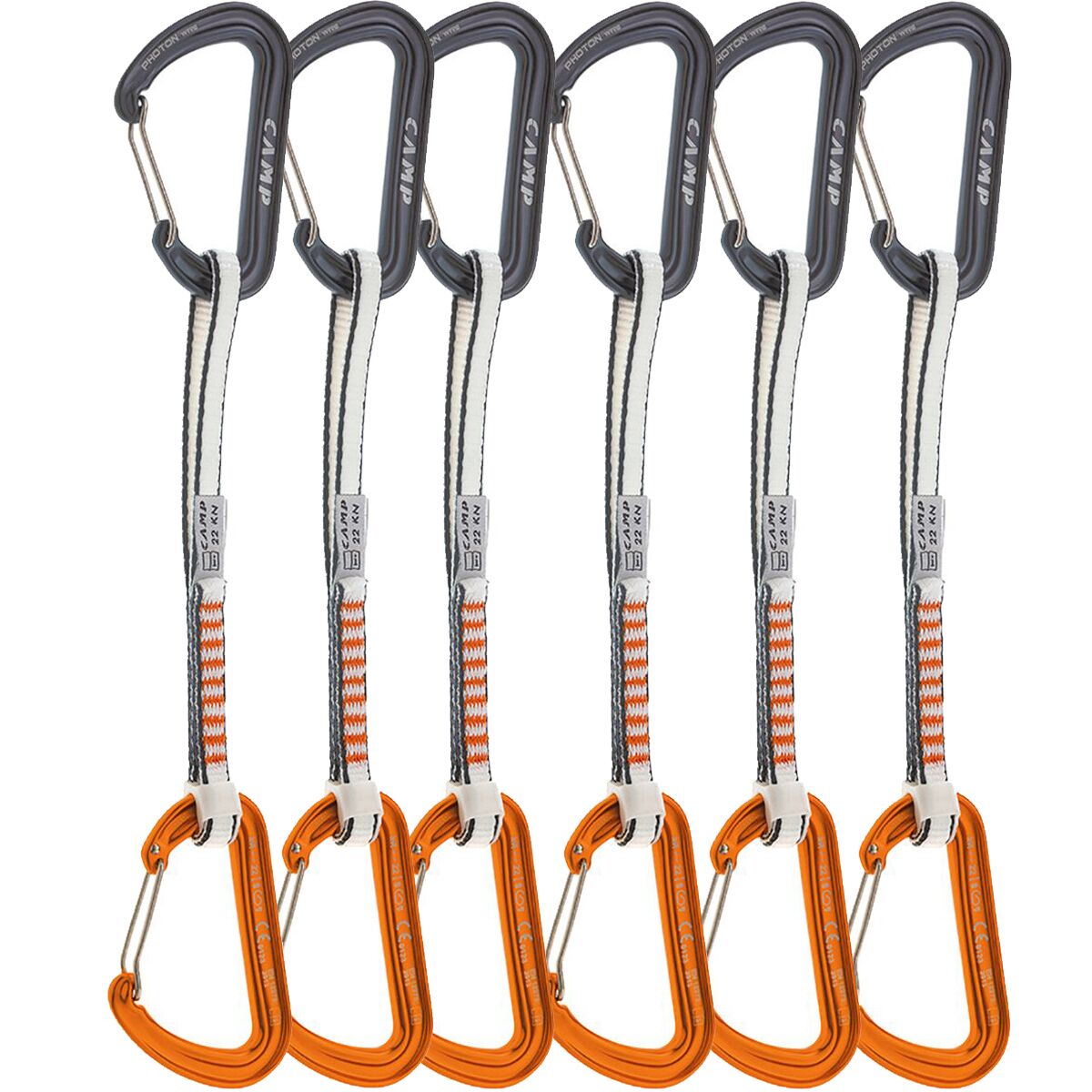 CAMP USA Photon Wire Express KS Dyneema Quickdraw - 6-Pack
