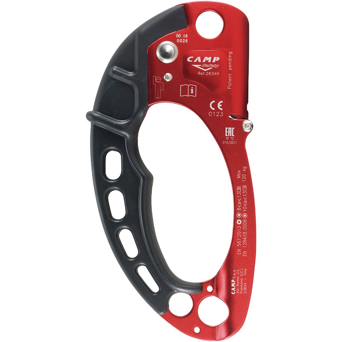 Image of CAMP USA Right Turbohand Ascender Red, One Size