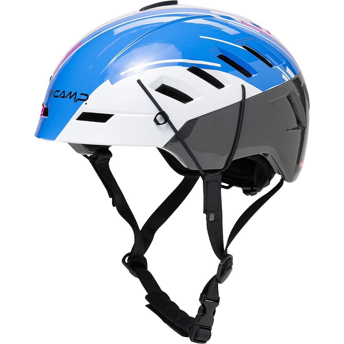 Image of CAMP USA Voyager Climbing Helmet White/Light Blue, L