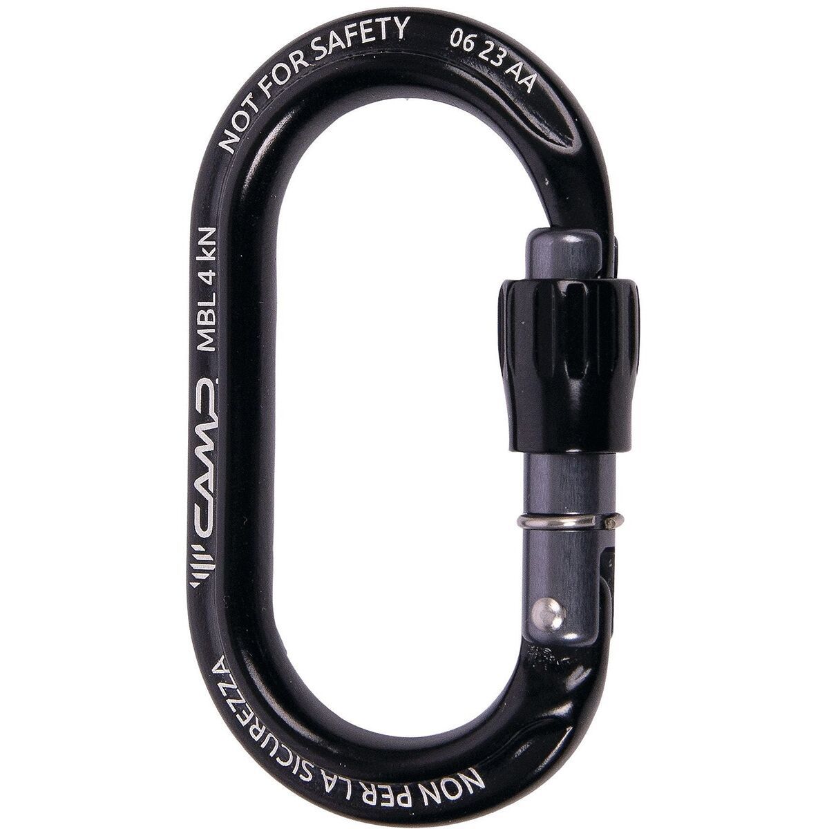 Image of CAMP USA Ekto Lock Carabiner Black, One Size