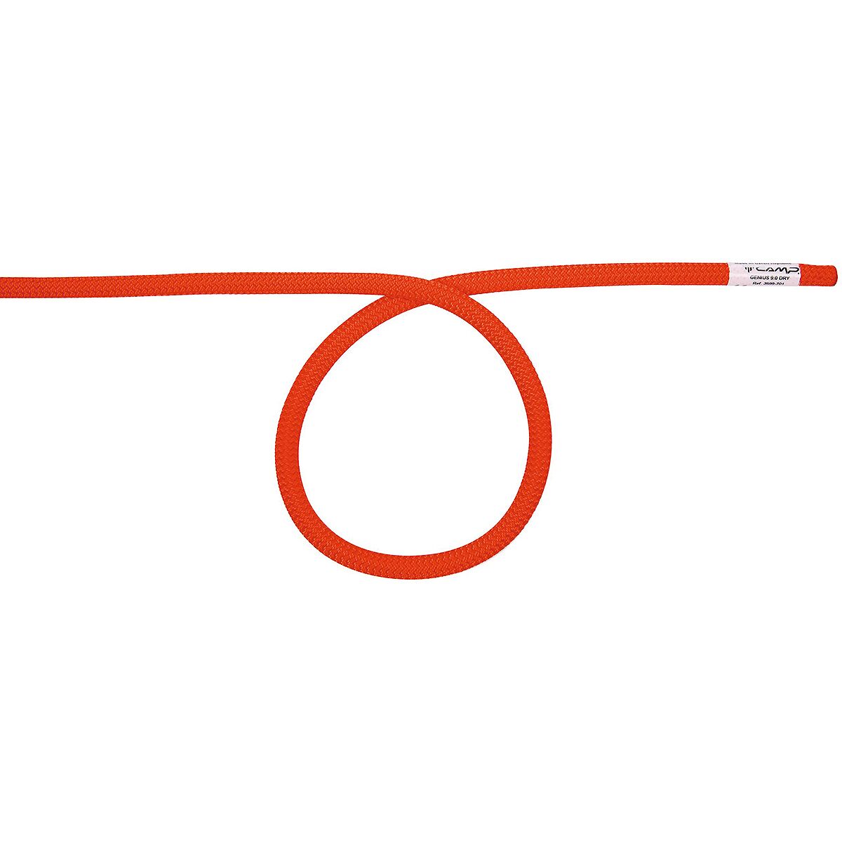 Image of CAMP USA Genius 9.0 Dry Climbing Rope - 9.0mm Red, 70m