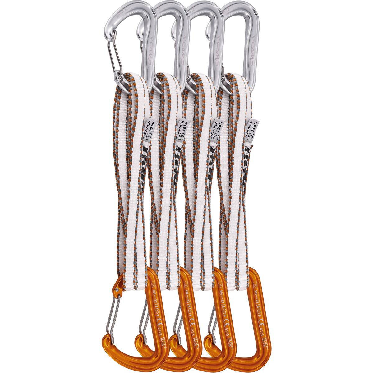 Image of CAMP USA Mach Express Dyneema Alpine Quickdraw - 4 Pack One Color, 60cm