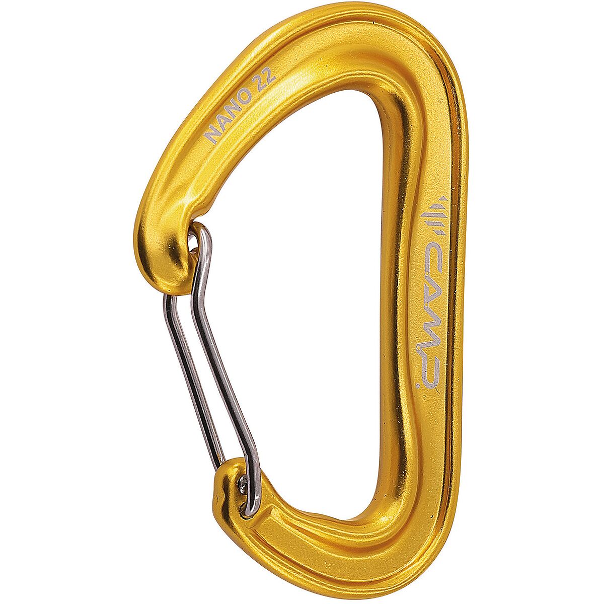 Image of CAMP USA Nano 22 Carabiner Yellow, One Size