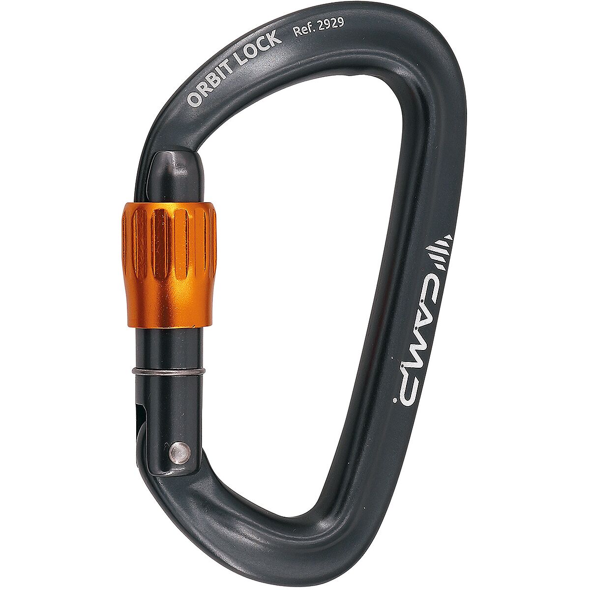 Image of CAMP USA Orbit Locking Carabiner Gun metal, One Size