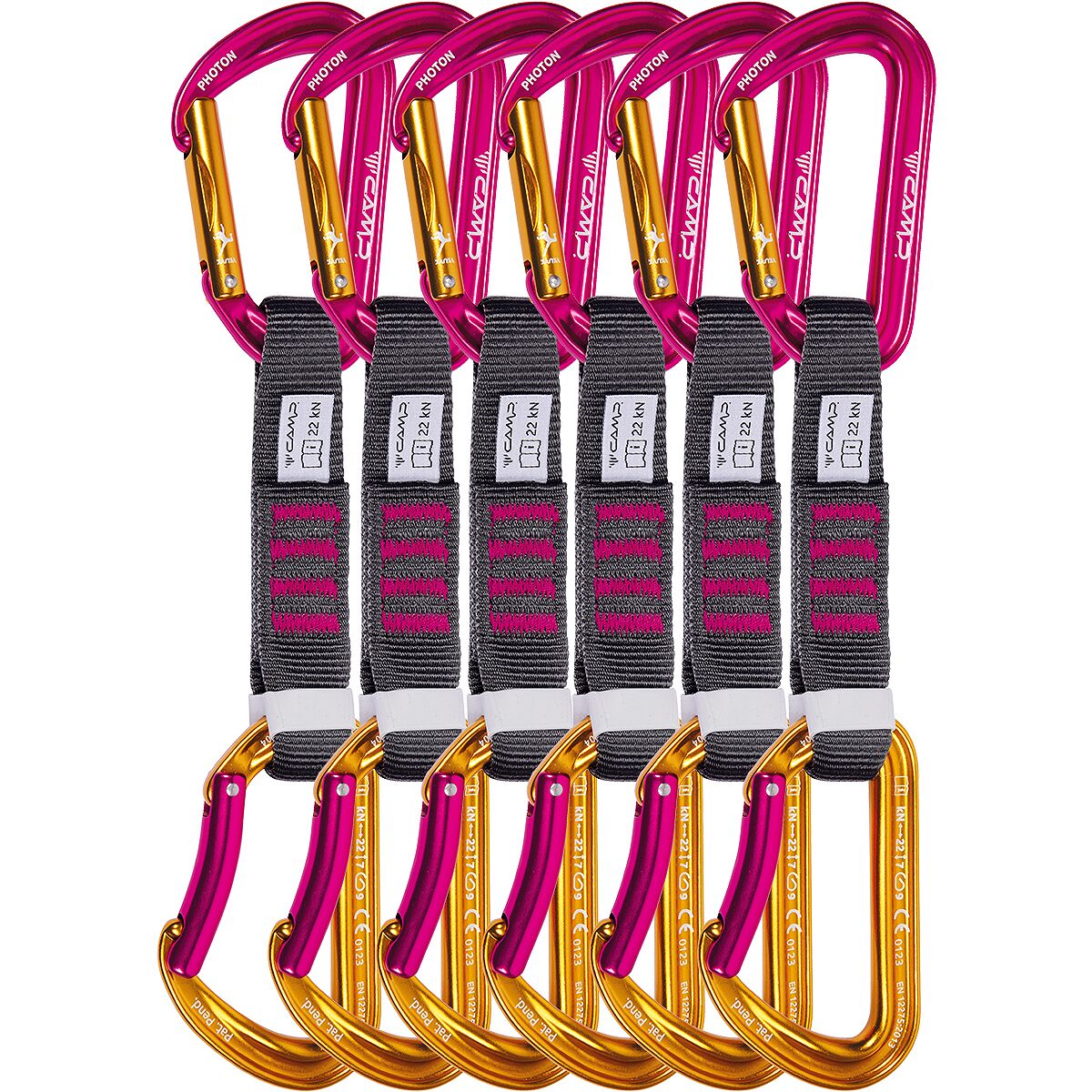 Image of CAMP USA Photon Express KS Janja Quickdraw - 6-Pack One Color, 12 cm