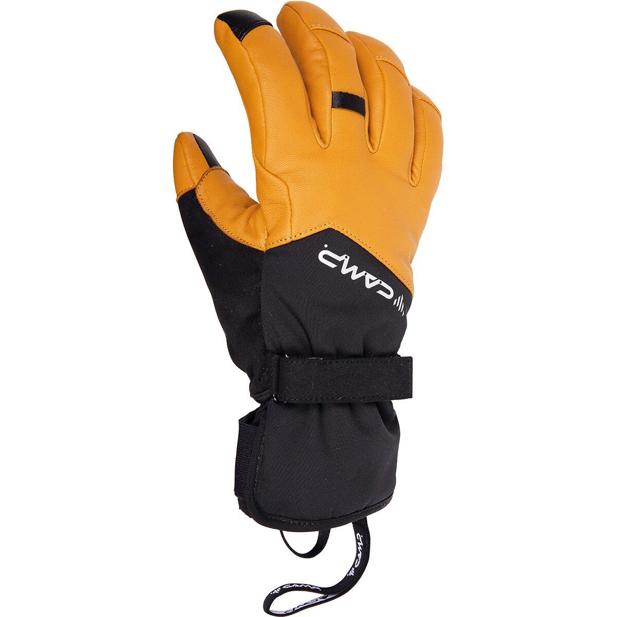 Image of CAMP USA G Blizzard Leather Gloves Black/Yellow, S