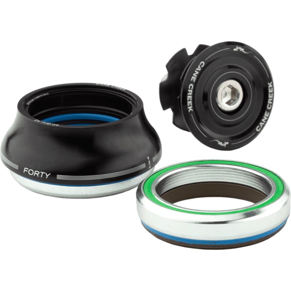 Image of Cane Creek 40-Series Integrated Alloy Tall Top IS41 IS41/30 Headset Black, One Size