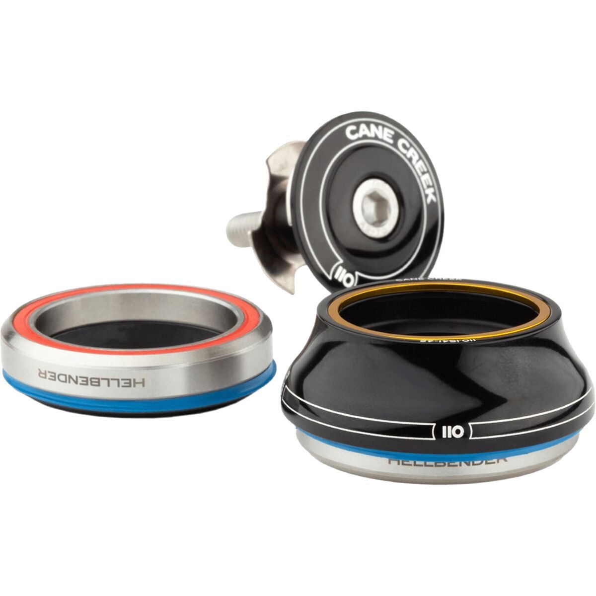 Image of Cane Creek 110-Series Headset Black, Tall Cover, IS41/28.6, IS41/30