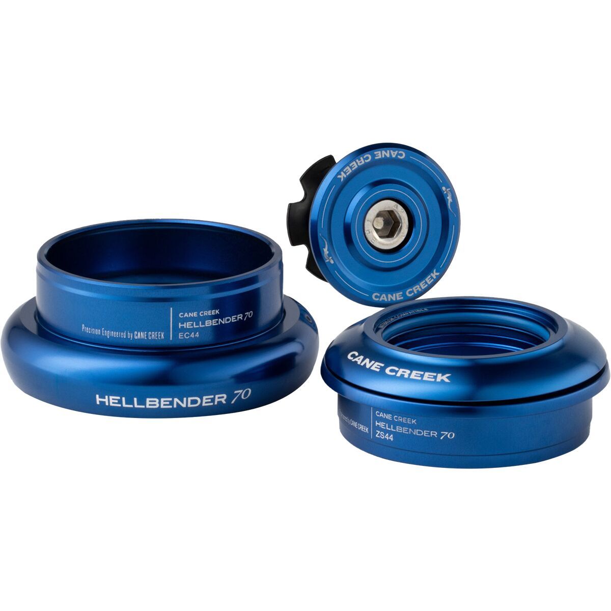 Image of Cane Creek Hellbender 70 Headset Blue, ZS44/28.6, EC44/40