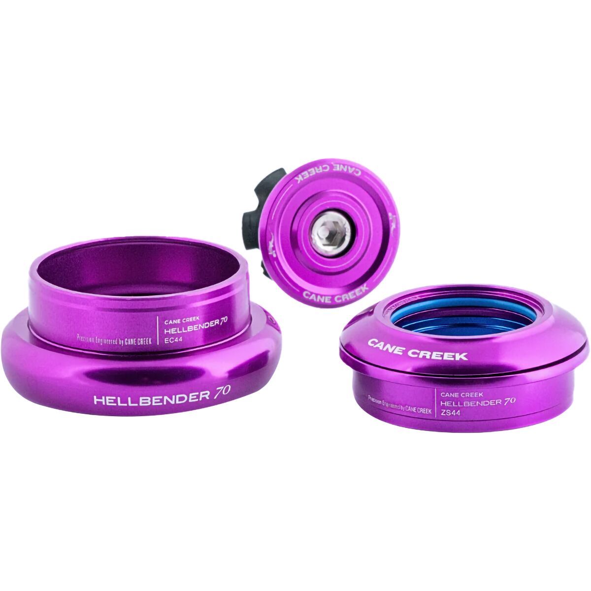 Image of Cane Creek Hellbender 70 Headset Purple, ZS44/28.6, EC44/40