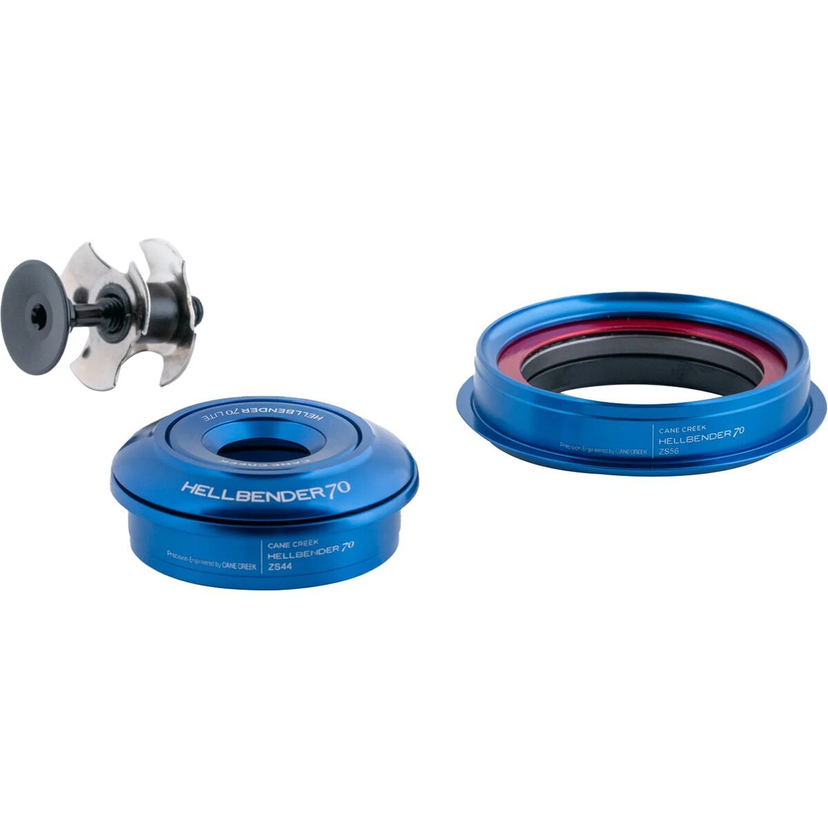 Image of Cane Creek Hellbender 70 Lite Headset Blue, IS41/28.6, IS52/40