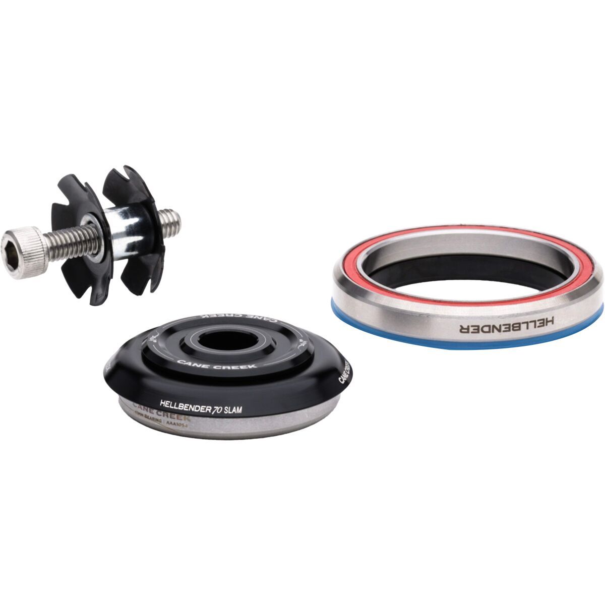 Image of Cane Creek Hellbender 70 Slam Headset Black, IS42/28.6, IS52/40