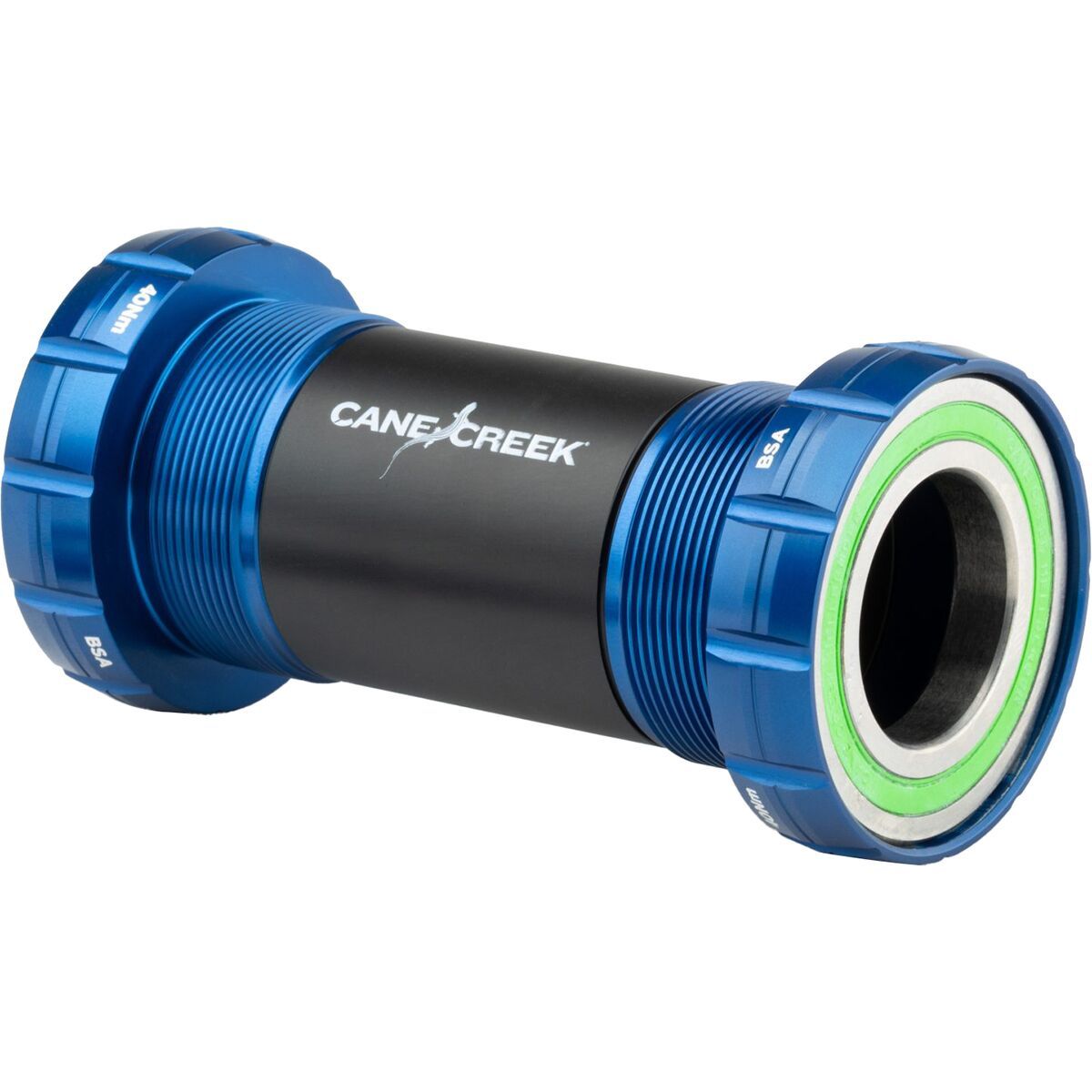 Image of Cane Creek Hellbender 70 BSA Bottom Bracket Blue, 24mm, Shimano