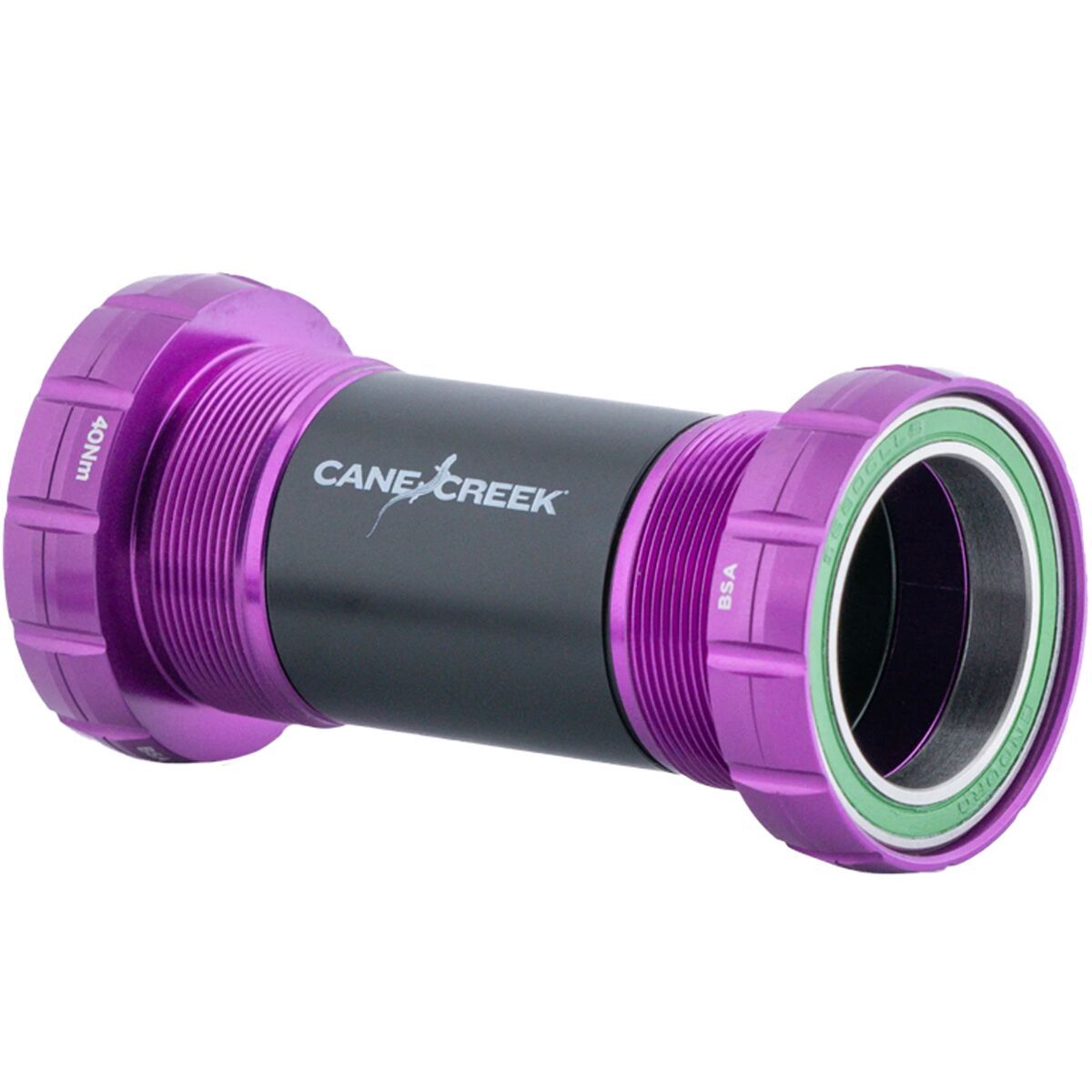 Image of Cane Creek Hellbender 70 BSA Bottom Bracket Purple, 24mm, Shimano