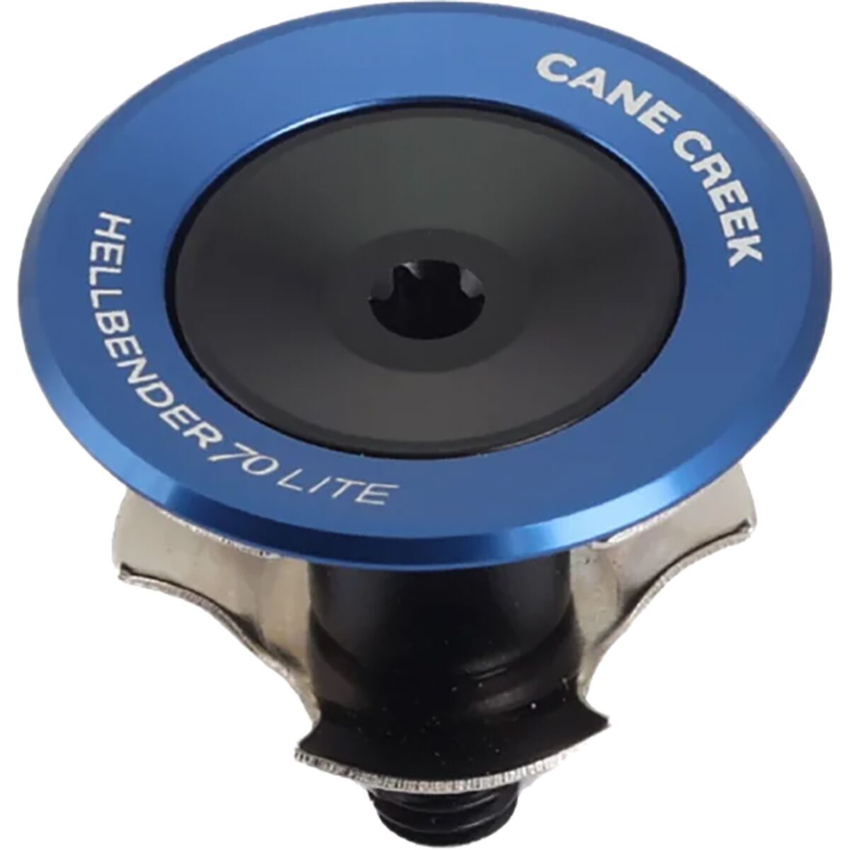 Image of Cane Creek Hellbender Lite Preload Assembly Blue, 28.6mm