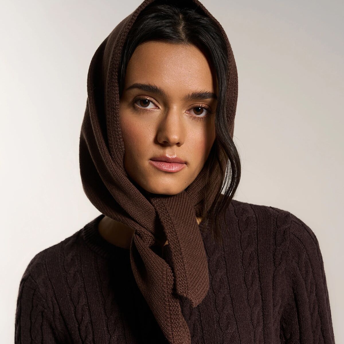 (取寄) スカーフ Callahan Hankerchief Scarf Chocolate Callahan Hankerchief Scarf - Accessories