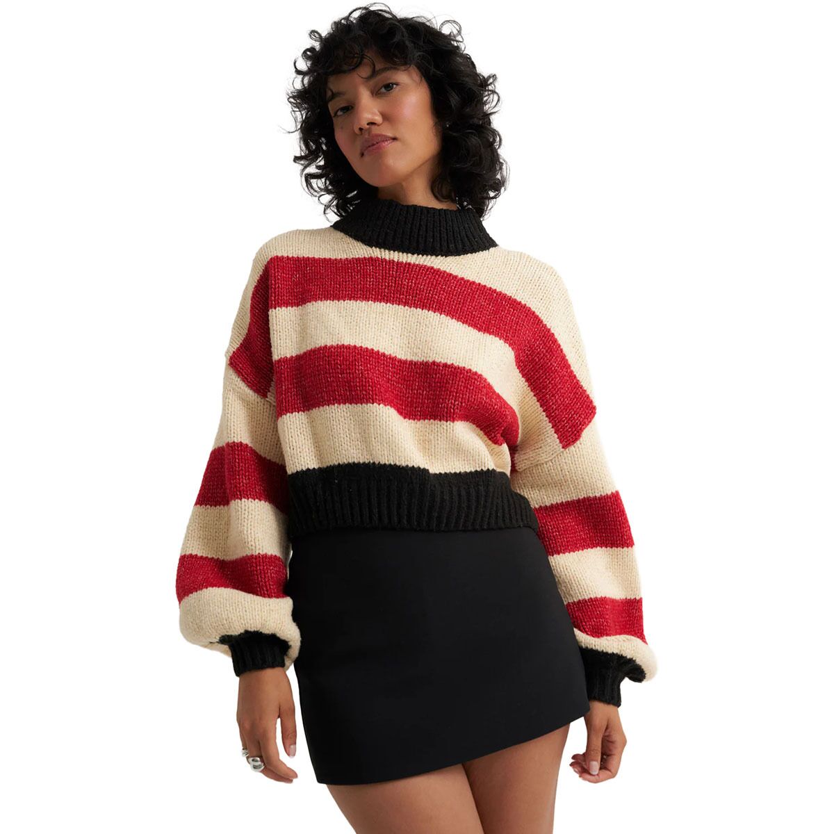 Image of Callahan Bellamy Crop Pull Over Sweater - Women's Multi, M
