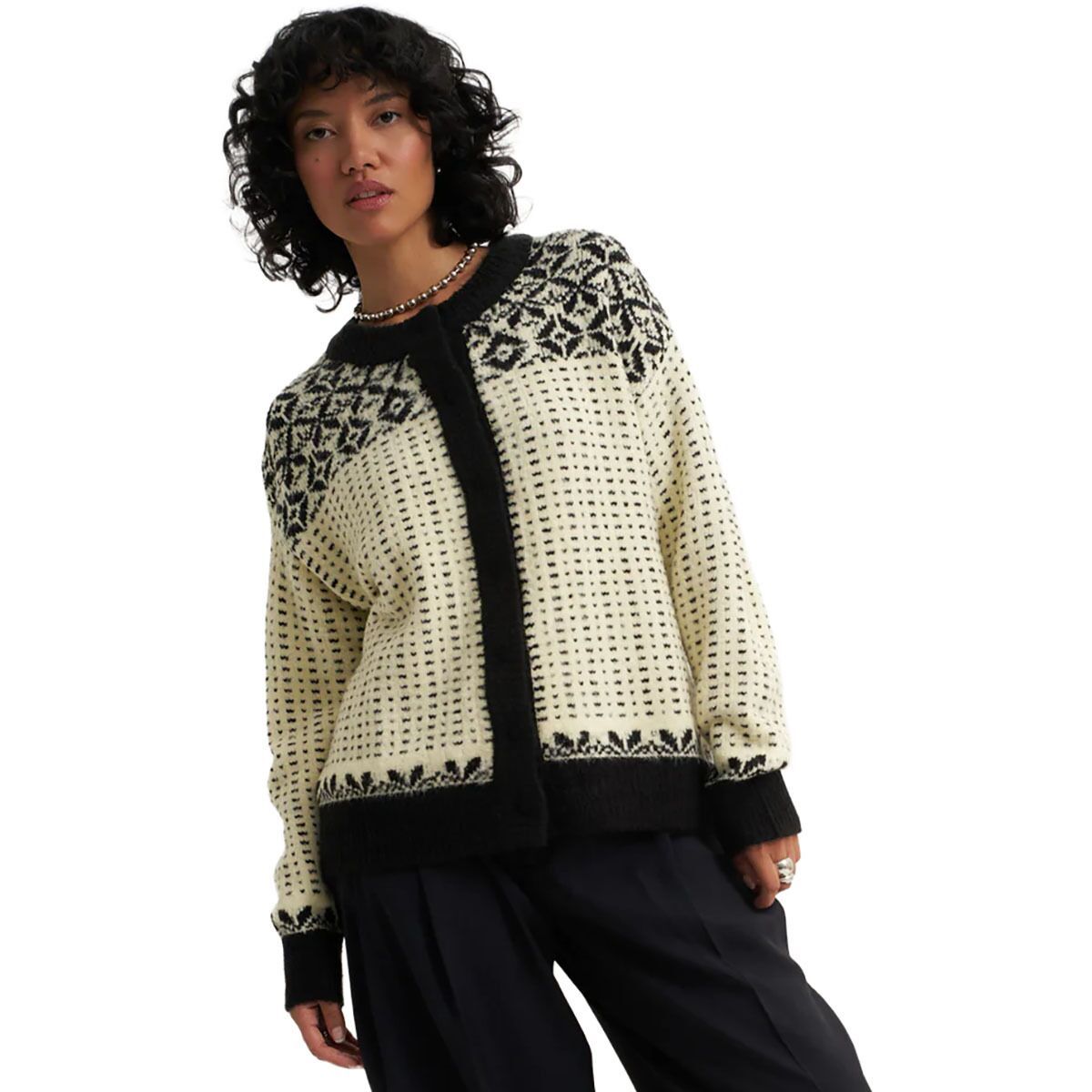 Image of Callahan Oversized Maeve Cardigan - Women's Black, M