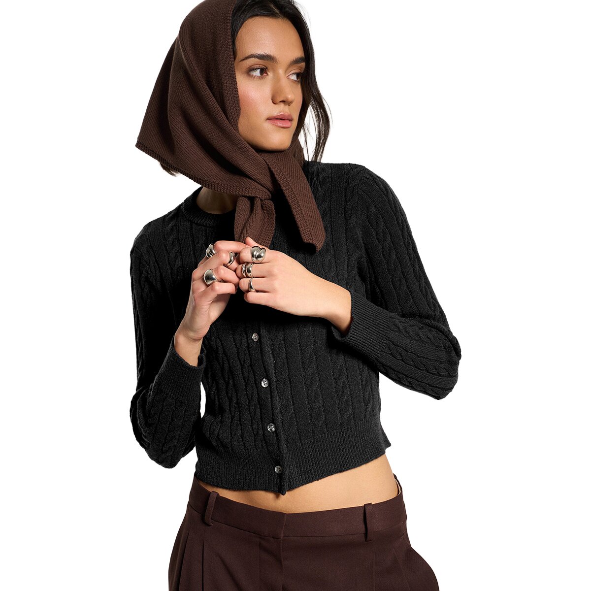 Image of Callahan Valerie Cardigan - Women's Black, S