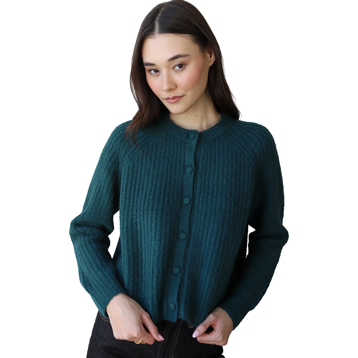 Image of Callahan Poppy Cardigan - Women's Pine, M