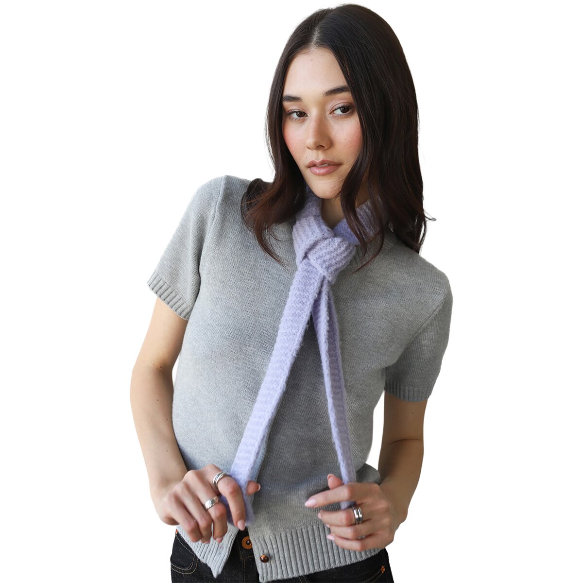Image of Callahan Neck Tie Lavender, One Size