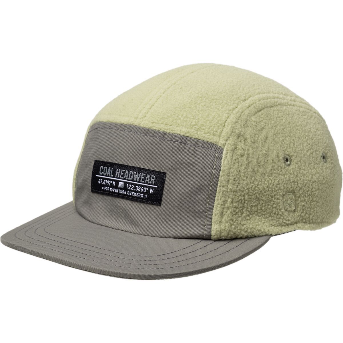 Coal Headwear Bridger 5-Panel Hat Grey/Green, One Size