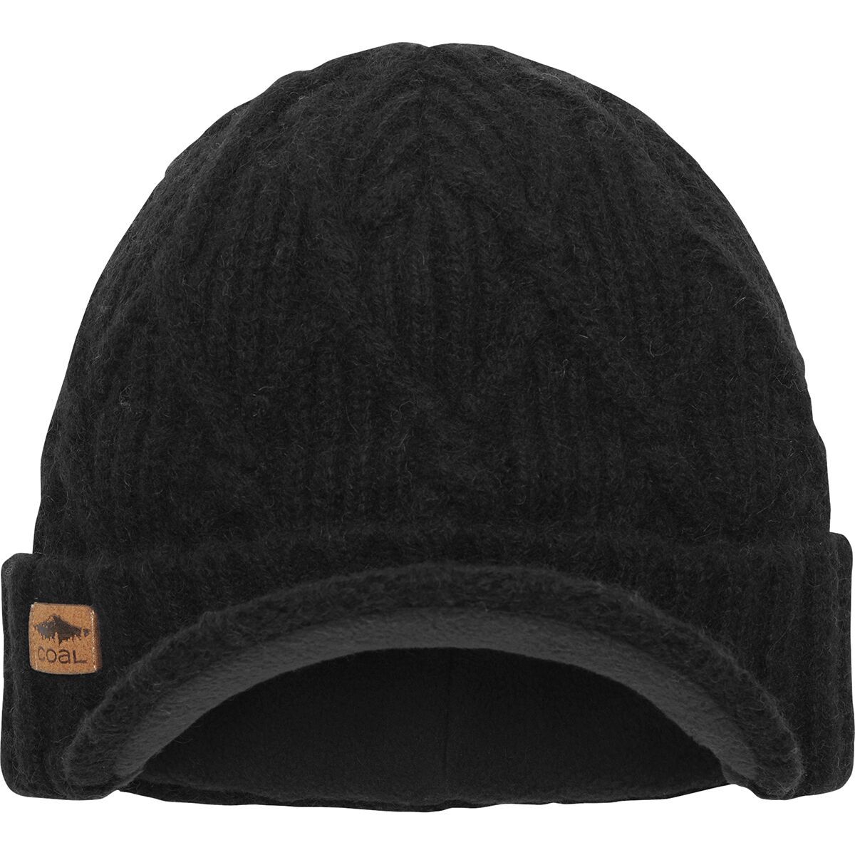 Image of Coal Headwear Yukon Brim Beanie Black, One Size