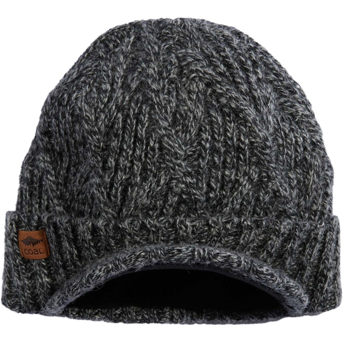 Image of Coal Headwear Yukon Brim Beanie Black Marl, One Size