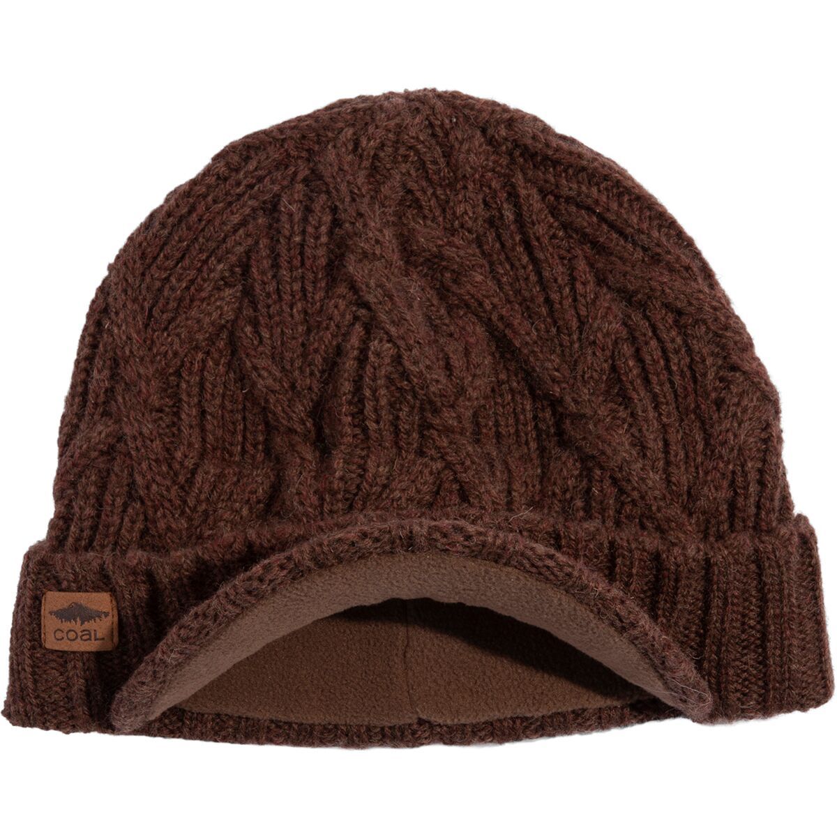 Image of Coal Headwear Yukon Brim Beanie Light Brown, One Size