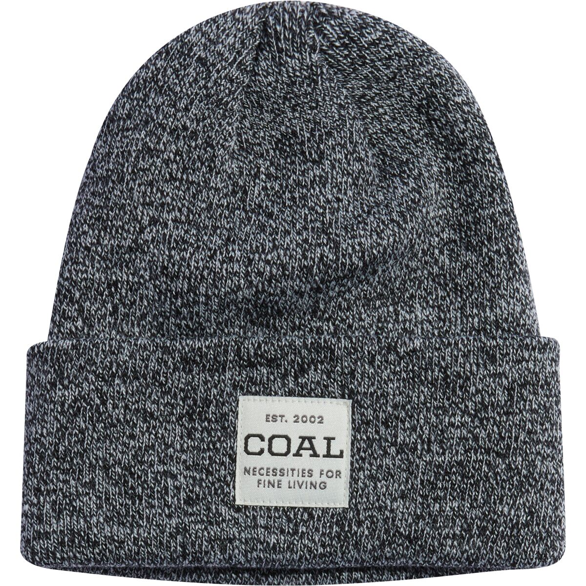 Image of Coal Headwear The Uniform Mid Beanie Black Marl2, One Size