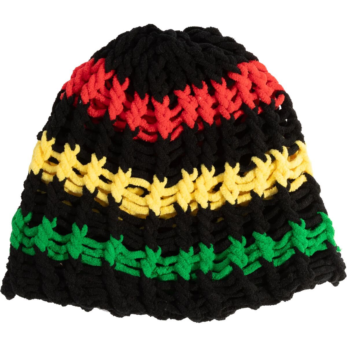 Image of Coal Headwear The Lampshade Mid Size Beanie Black/Rasta, One Size
