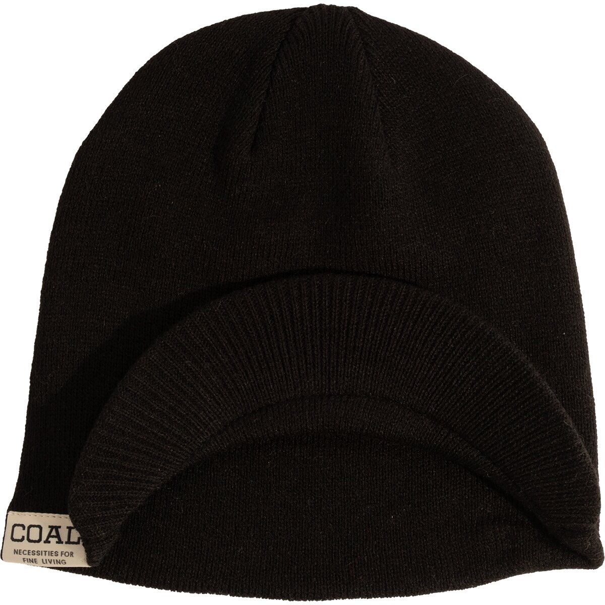 Image of Coal Headwear Uniform Brim Beanie Black, One Size
