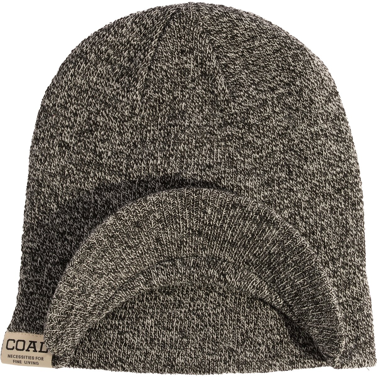 Image of Coal Headwear Uniform Brim Beanie Black Marl, One Size