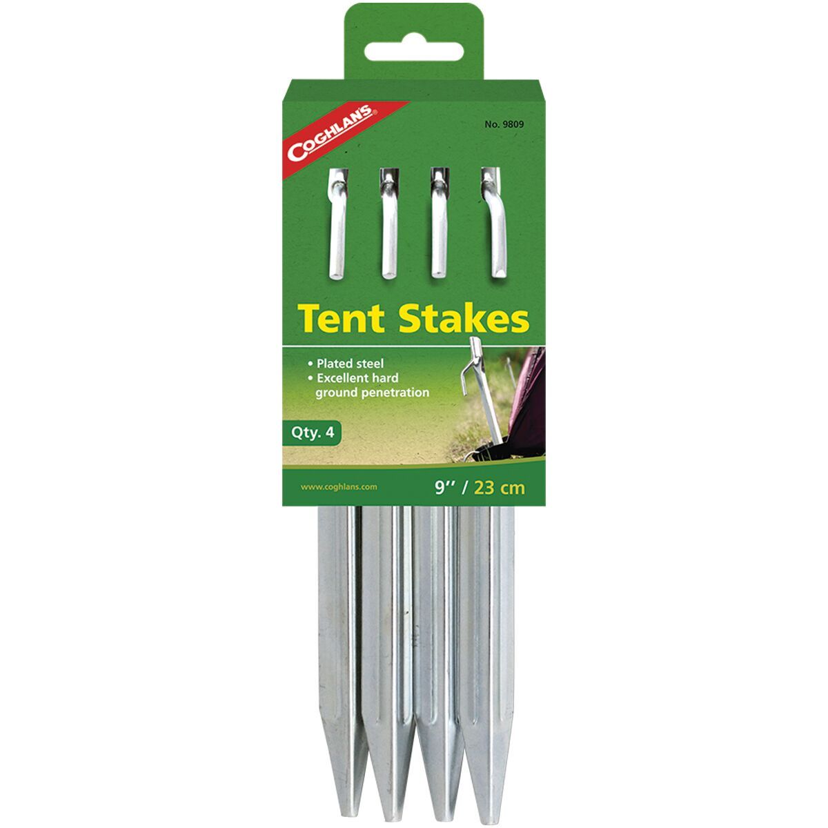 Coghlan's Coghlan's 9in Steel Tent Stakes One Color, One Size