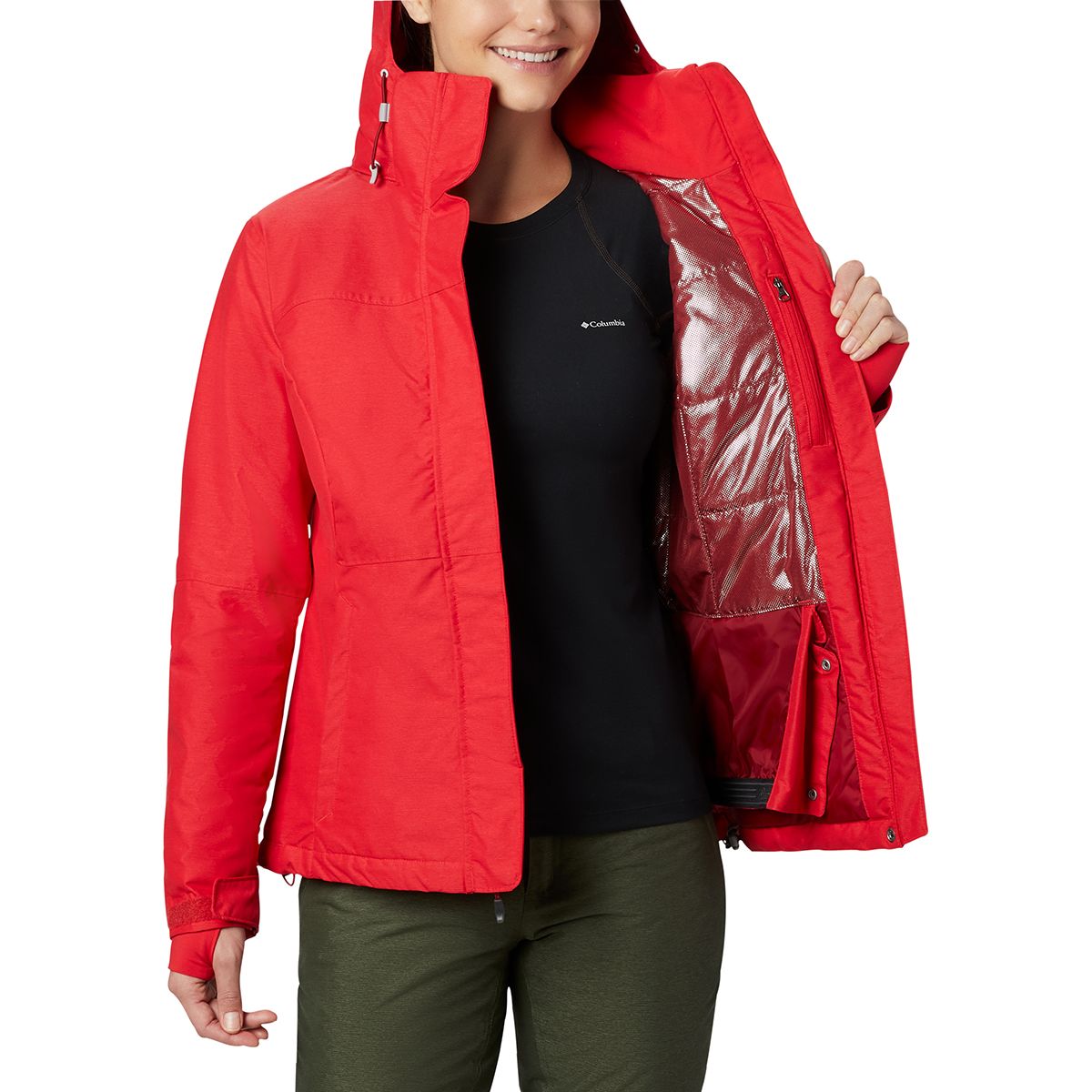 Columbia Alpine Action Omni Heat Hooded Jacket Women s Clothing