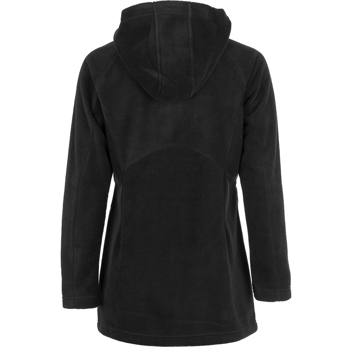 Long fleece hotsell jacket with hood