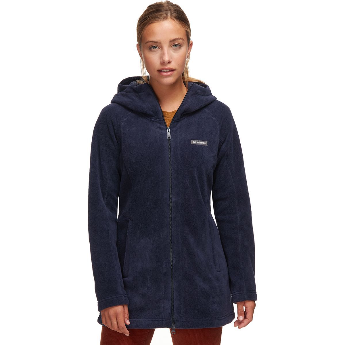 Columbia Benton Springs II Long Hooded Fleece Jacket - Women's Dark Nocturnal, XS