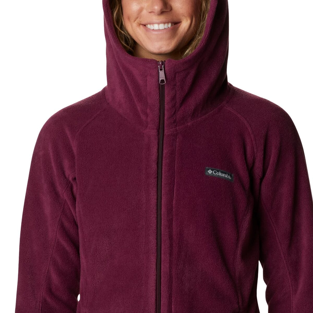 Columbia long fleece hoodie hotsell