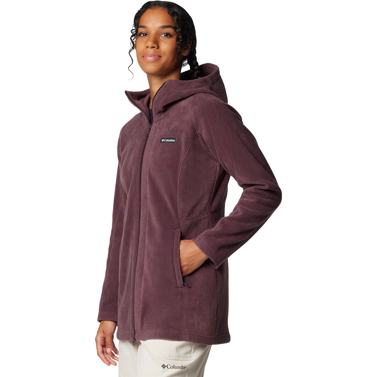 Columbia Benton Springs II Long Hooded Fleece Jacket Women s Clothing
