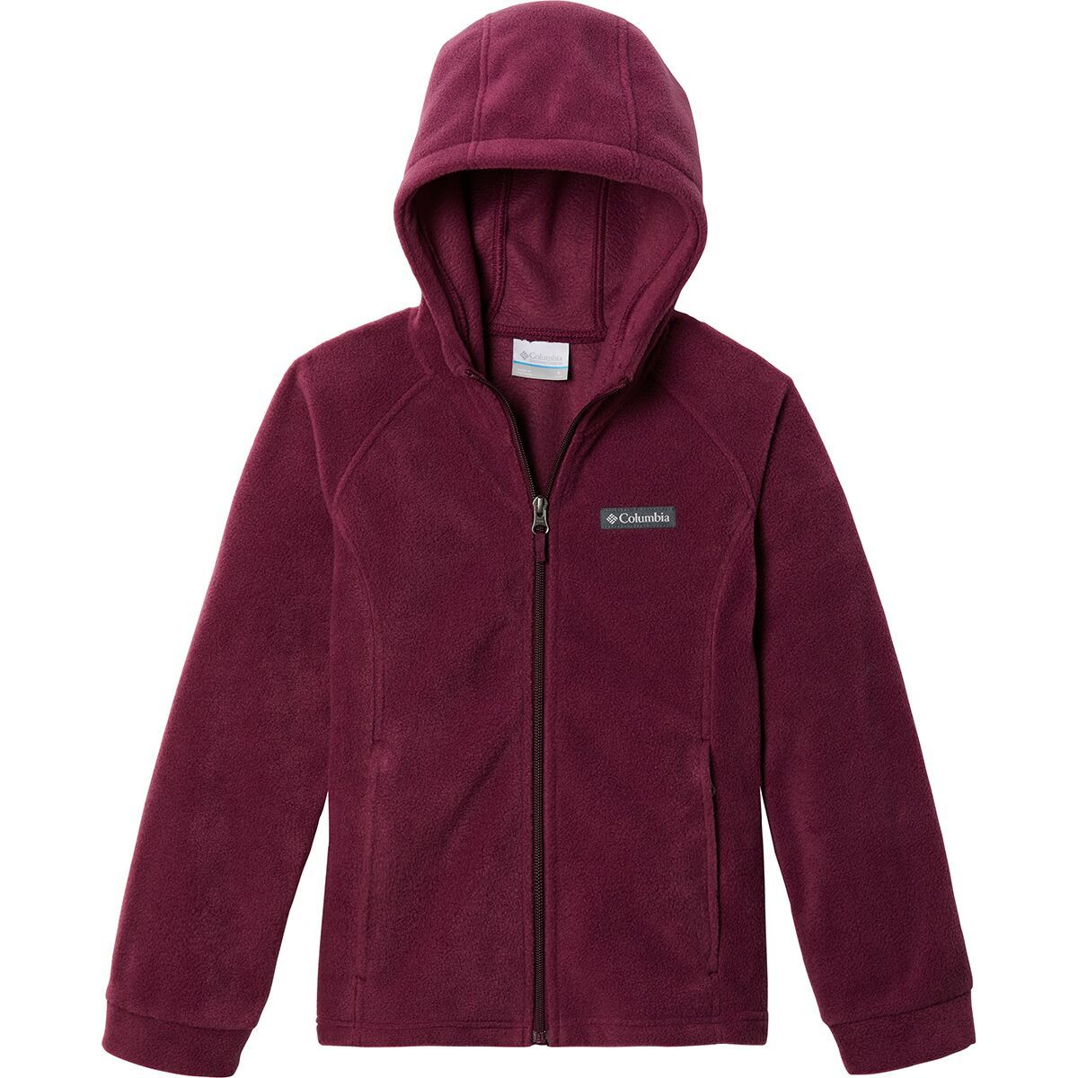 Columbia Benton II Hooded Fleece Jacket - Girls' Marionberry, XS