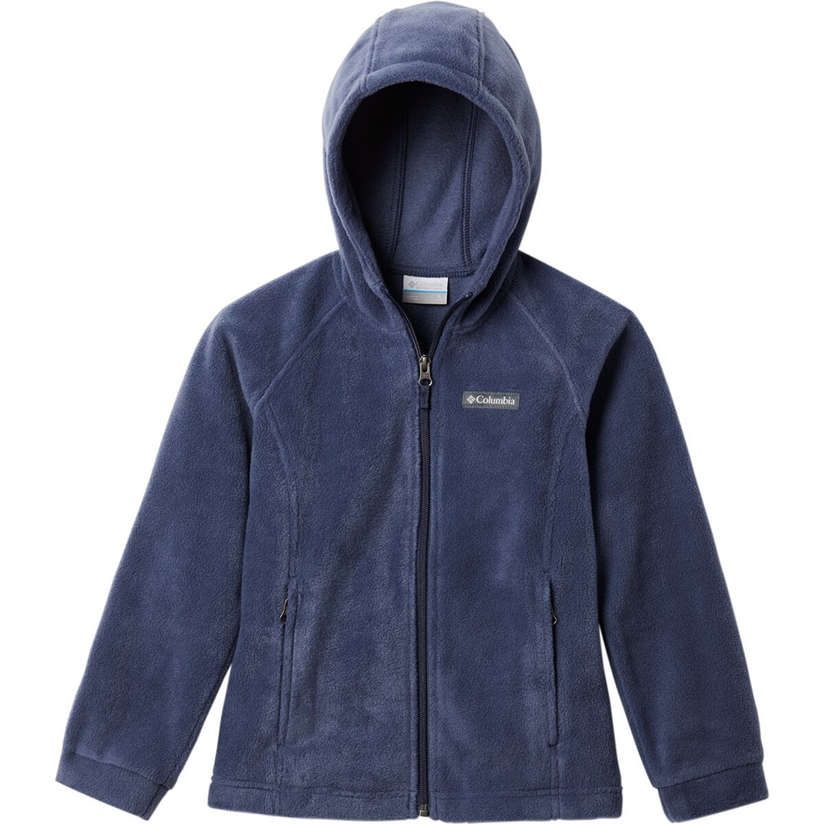 Image of Columbia Benton II Hooded Fleece Jacket - Girls' Nocturnal, XS