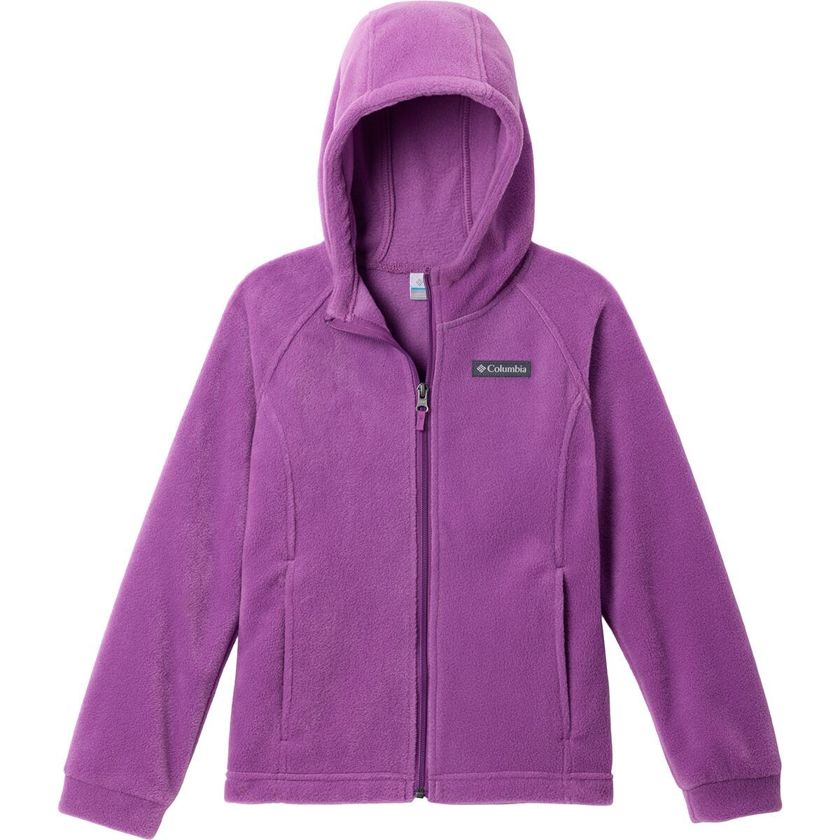 Image of Columbia Benton II Hooded Fleece Jacket - Girls' Razzle, M