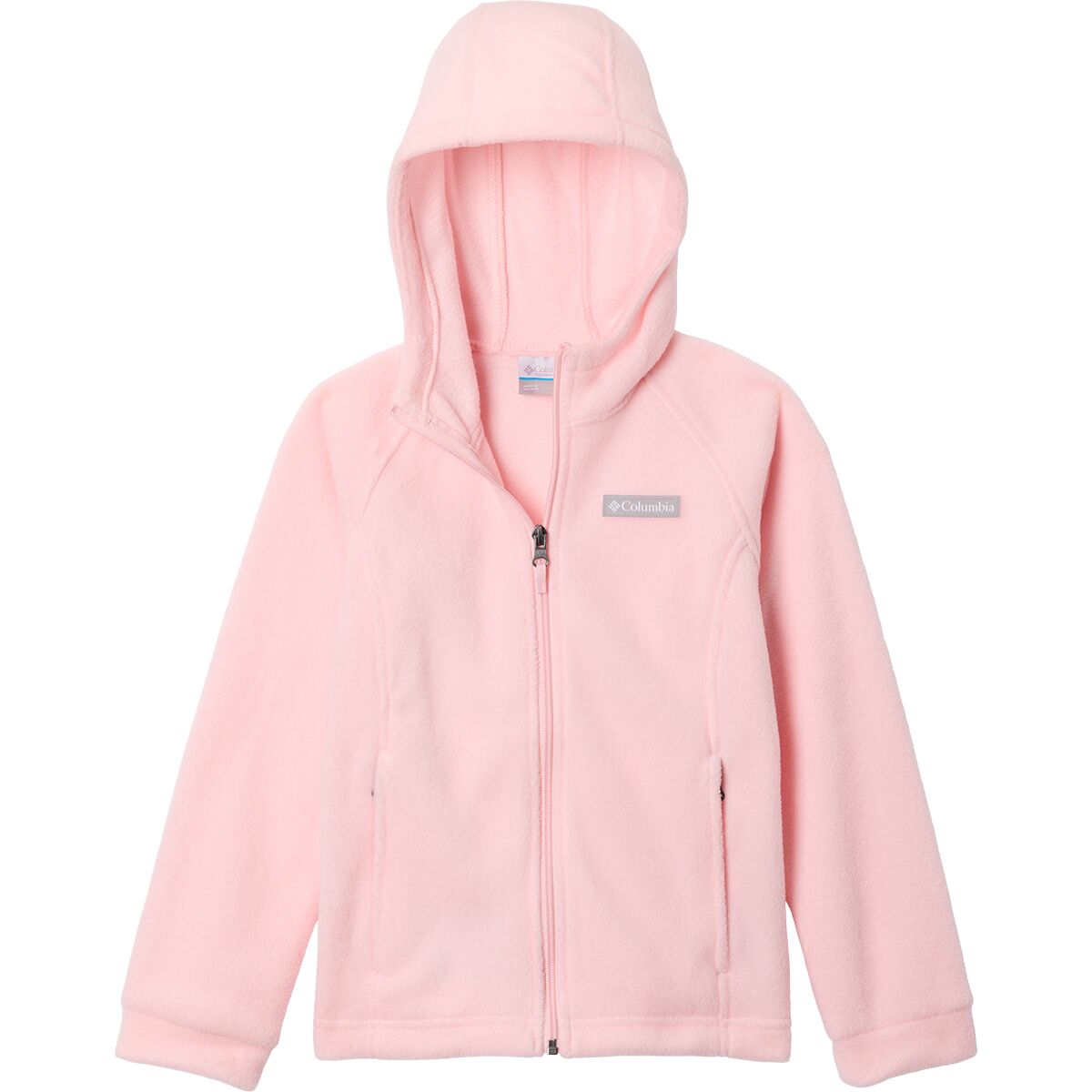Image of Columbia Benton II Hooded Fleece Jacket - Girls' Satin Pink, XL